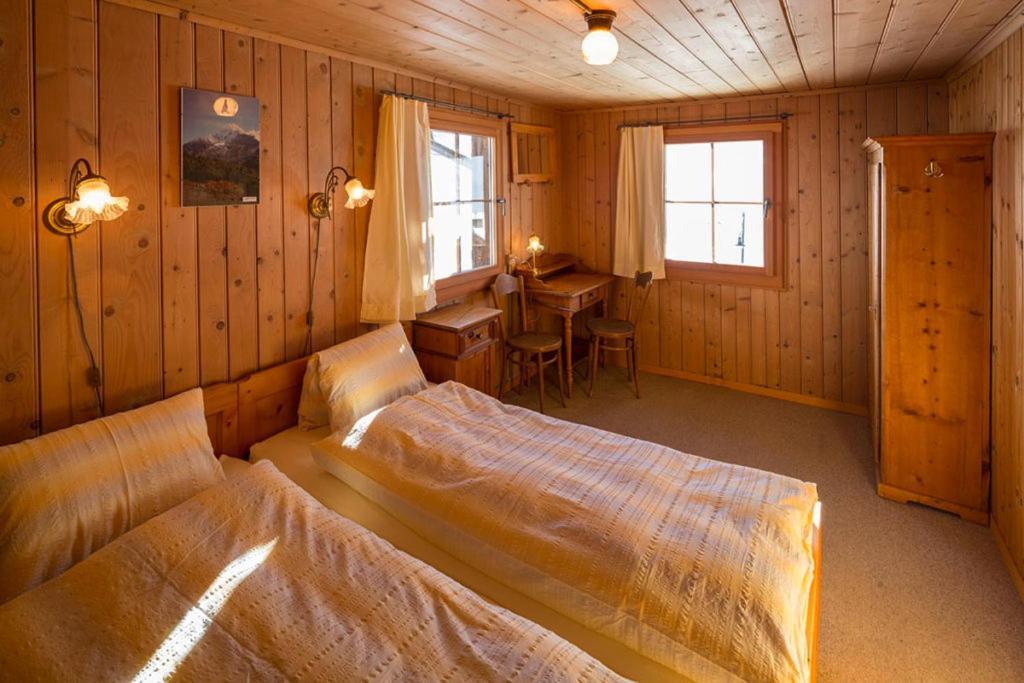 Gasthaus Alpenrose Juf Hotell Eksteriør bilde